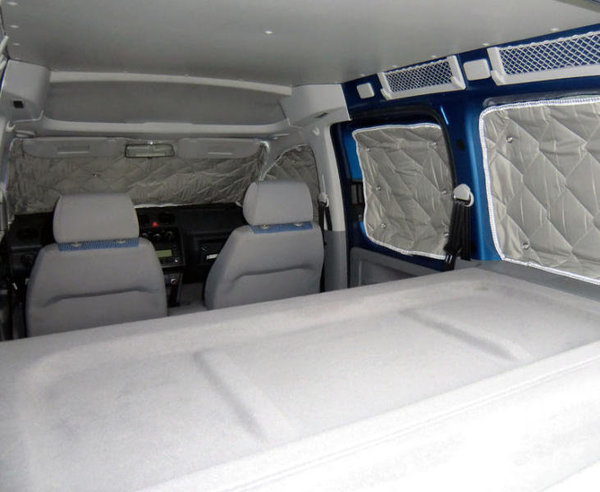 Thermomatten für VW Caddy - von 2004 bis 2020 - 8-teilig - für Heckklappe