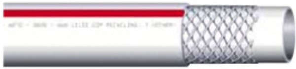 KTW-Wasserschlauch - 10 x 3,0 mm - für Warmwasser - rot/weiß, je lfm