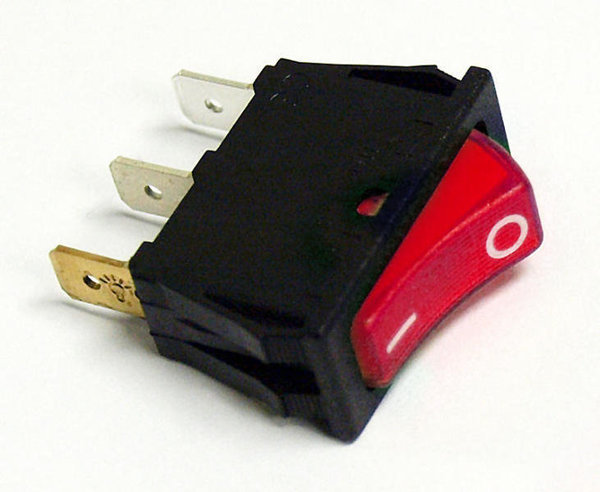Wippschalter für Electrolux Kühlschrank - 4er Serie - rot / von Dometic