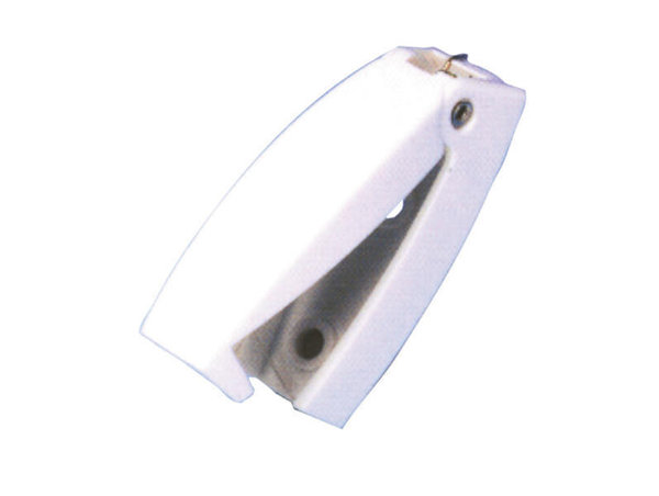 Klappenhalter / Türhalter Kunststoff - weiß